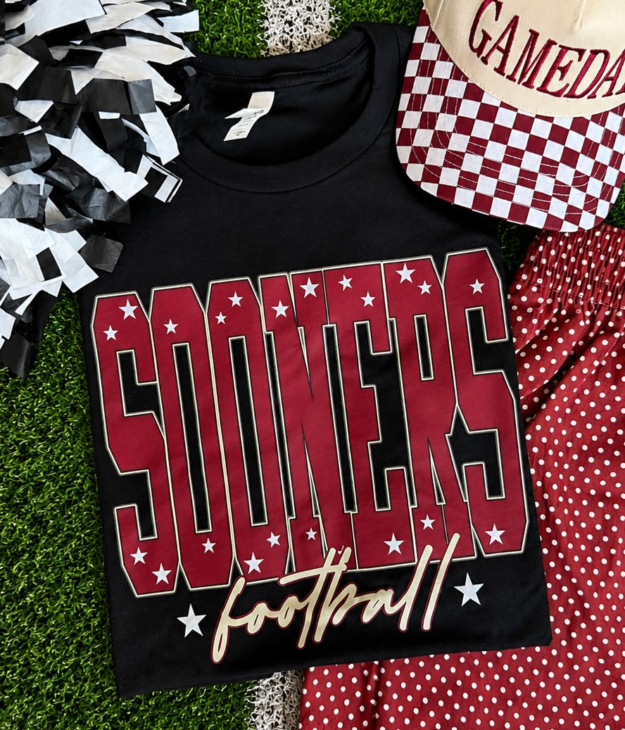 Oklahoma Football Stars Tee