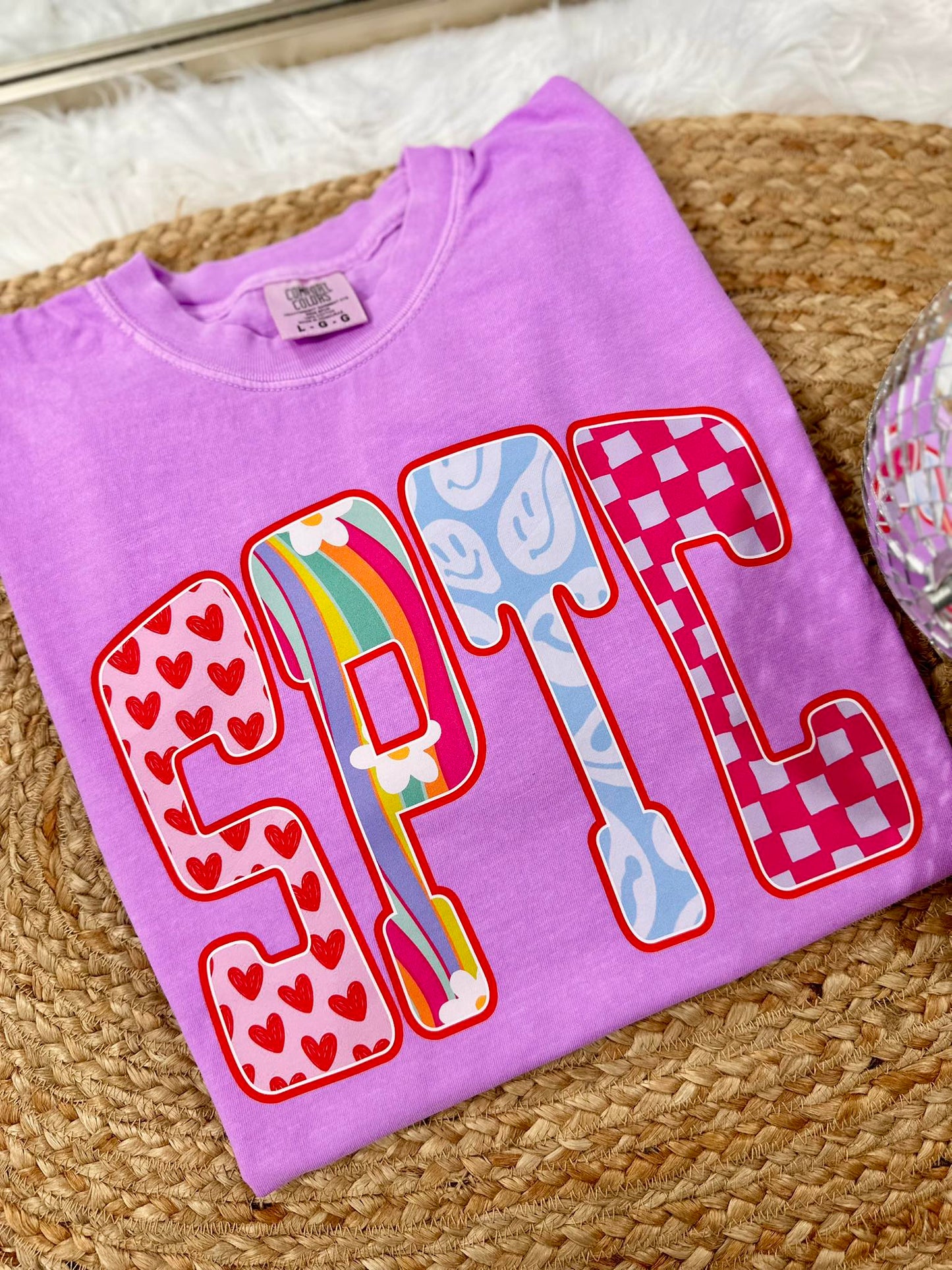 Groovy Print Font DTF Graphic