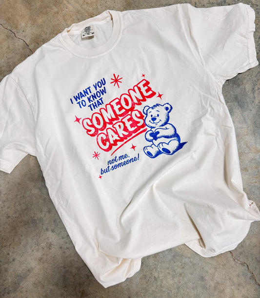 Someone cares tee or crew