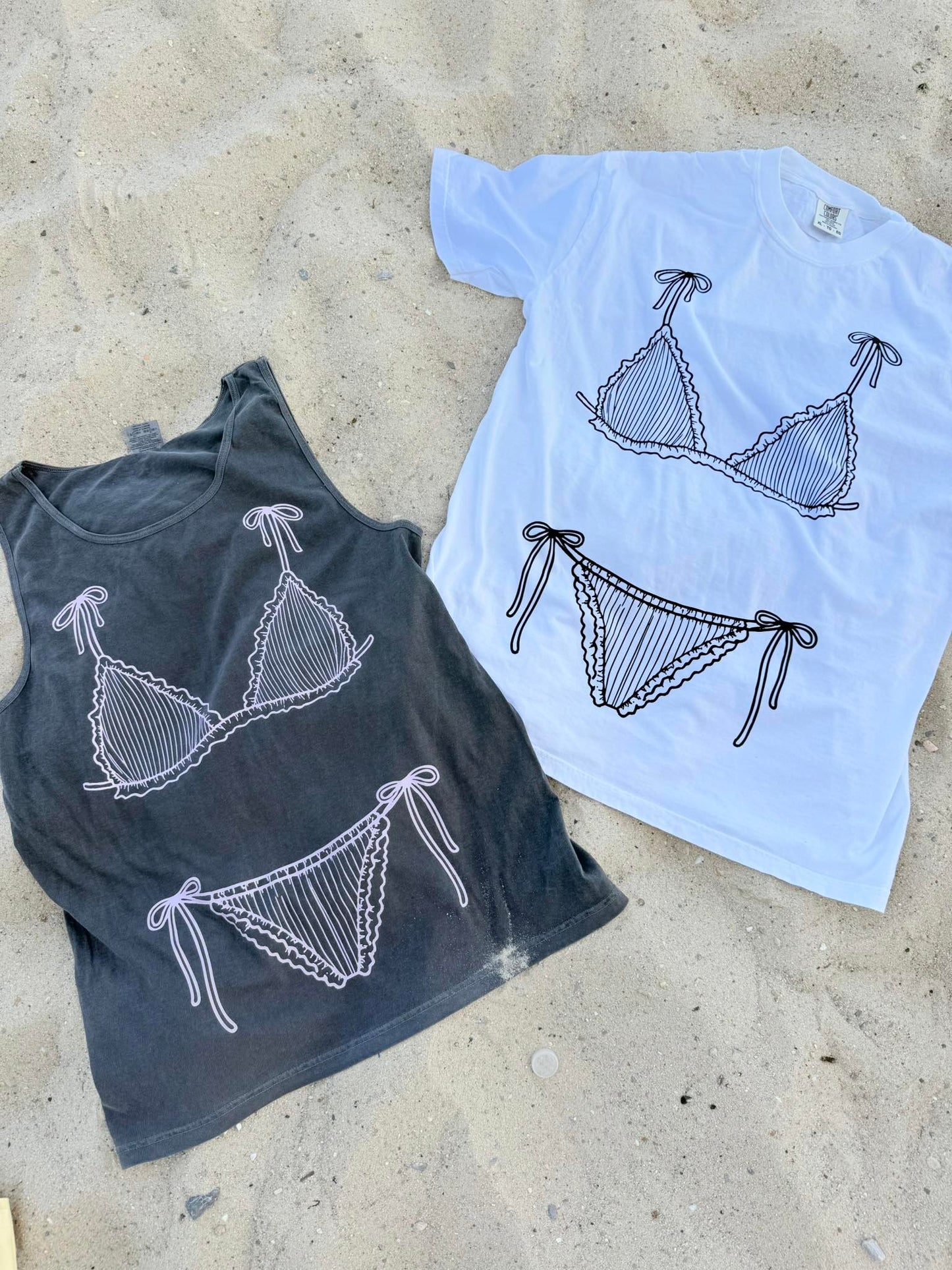 Bathing Suit Cover Up DTF graphic Tee SPRING39