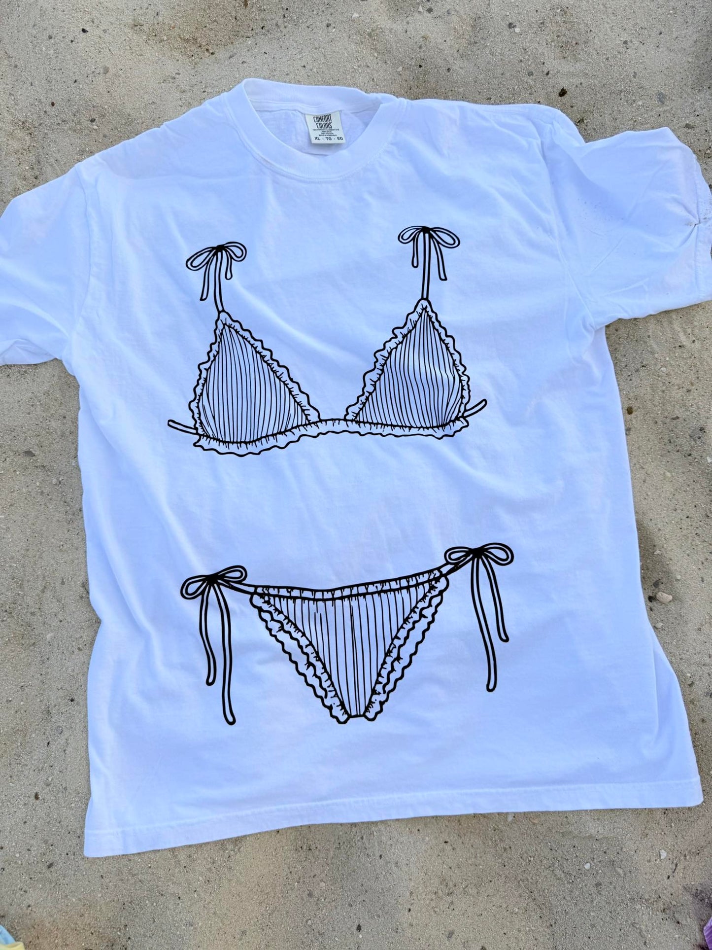 Bathing Suit Cover Up DTF graphic Tee SPRING39