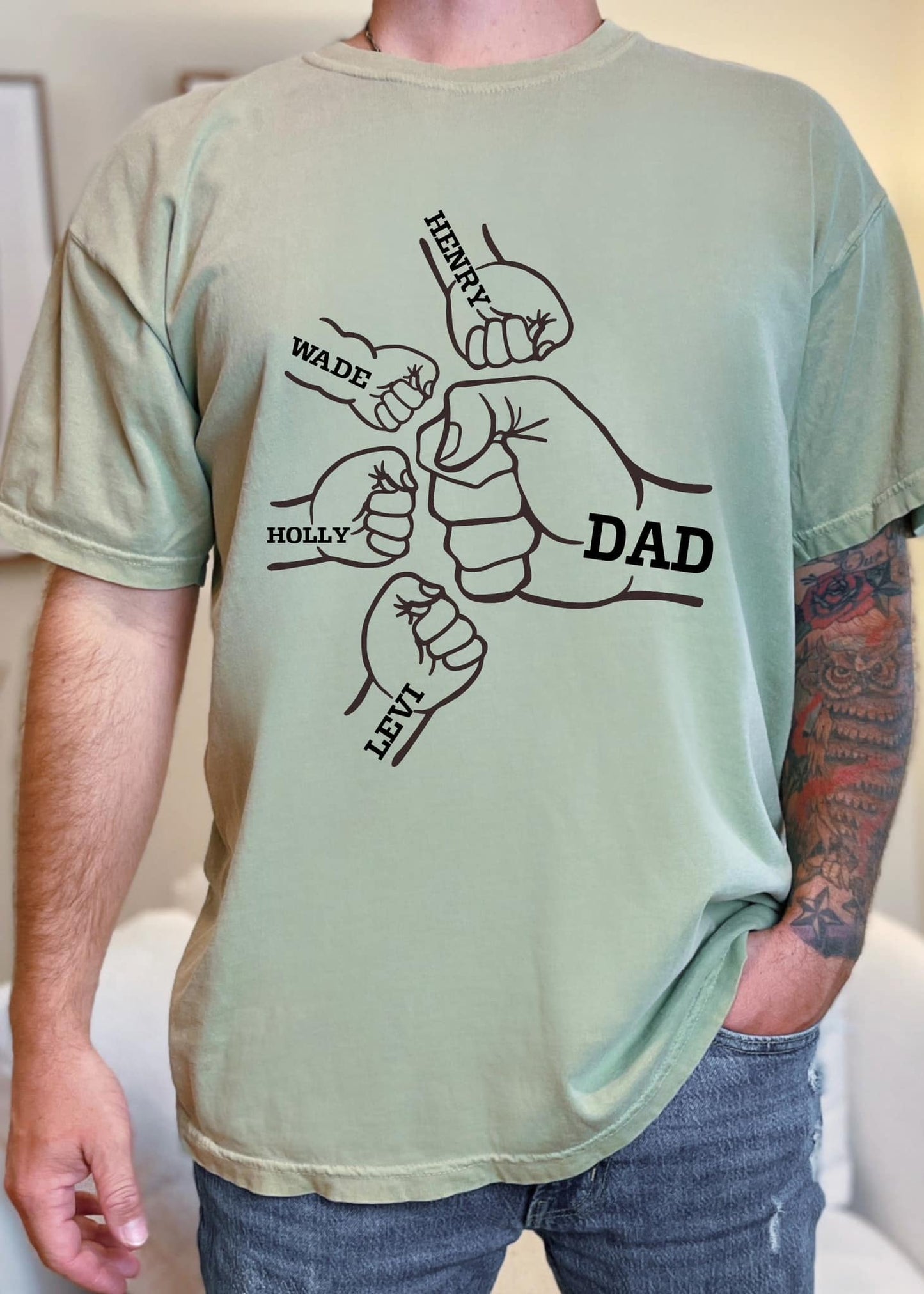 Fist Bump Father’s Day Edition Custom DTF Graphic