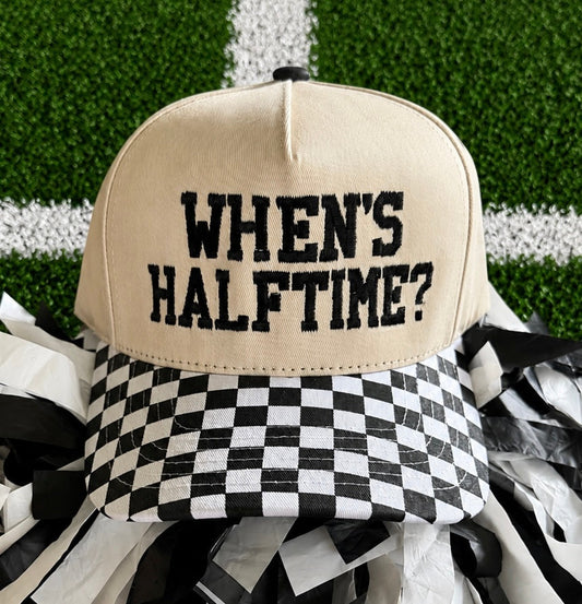 When Halftime Checkered Hat
