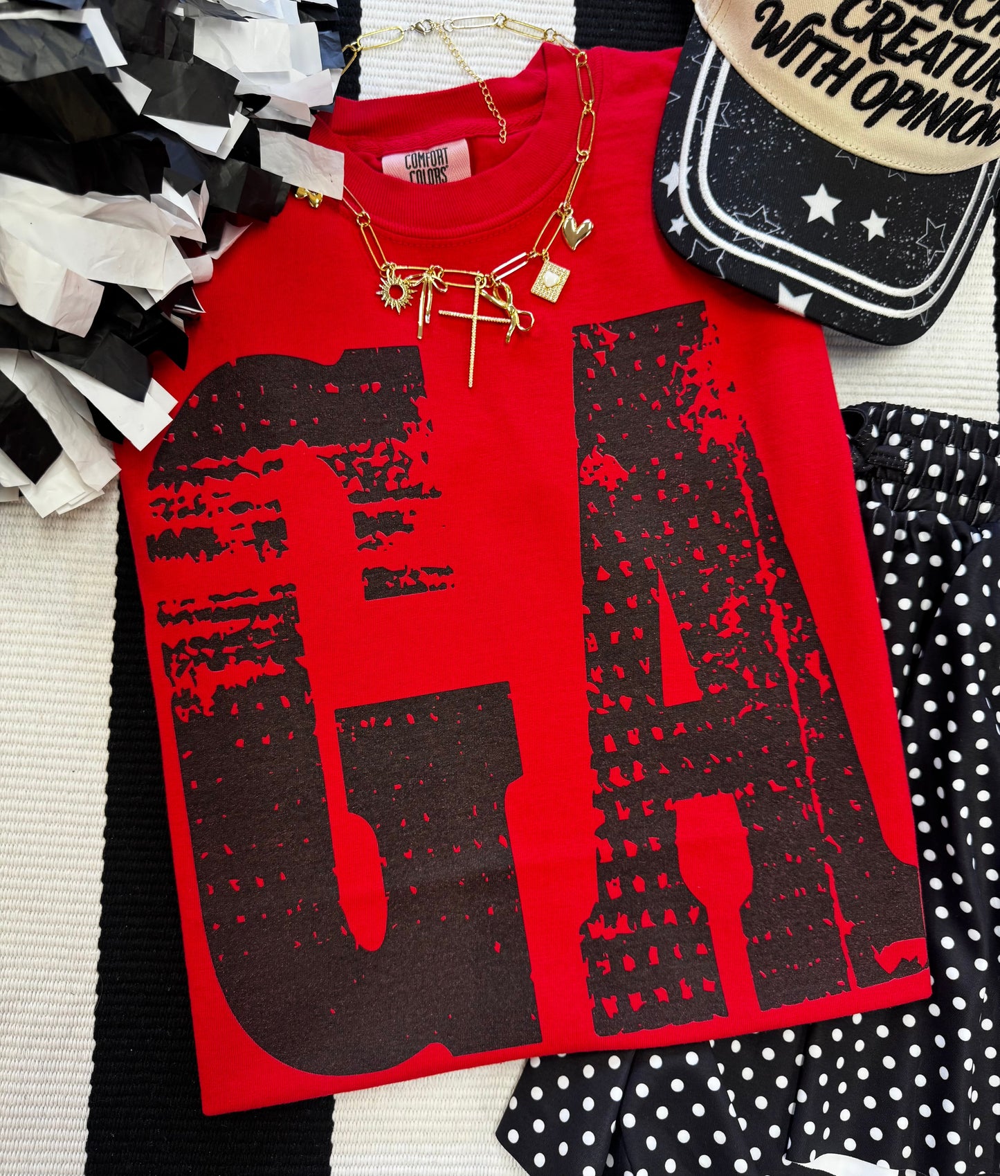 Custom Distressed Spirit Tee