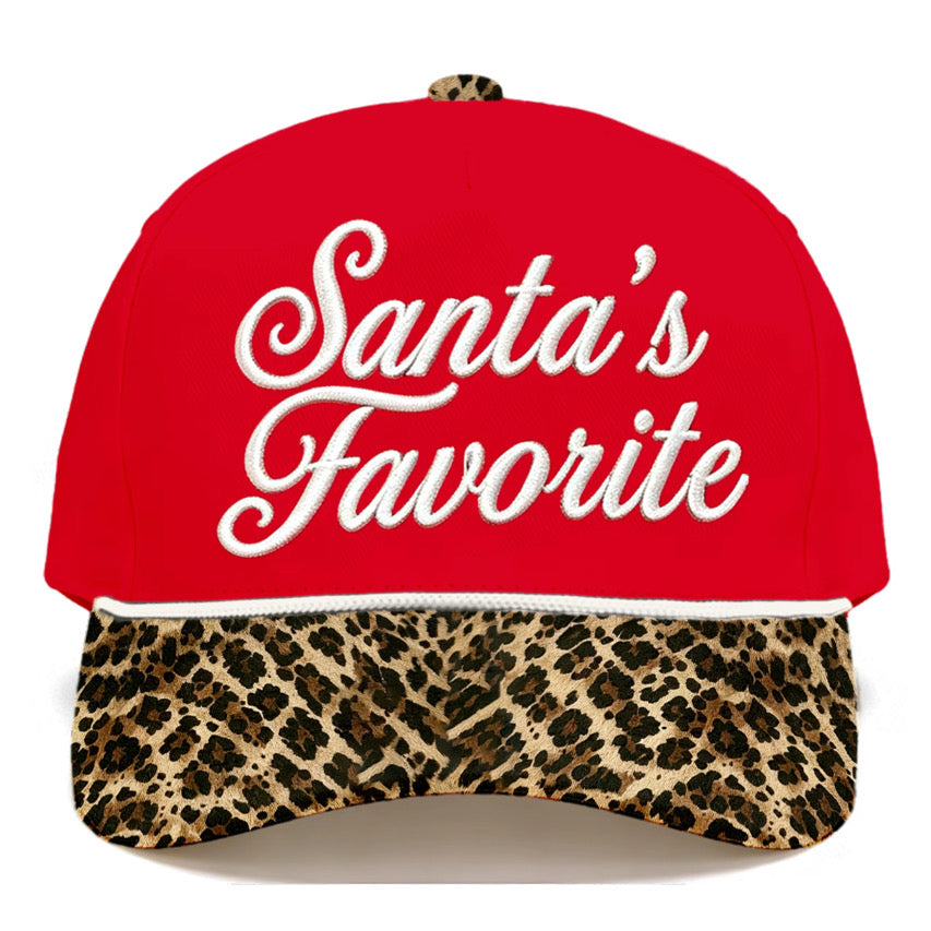Santa’s Favorite Leopard Hat