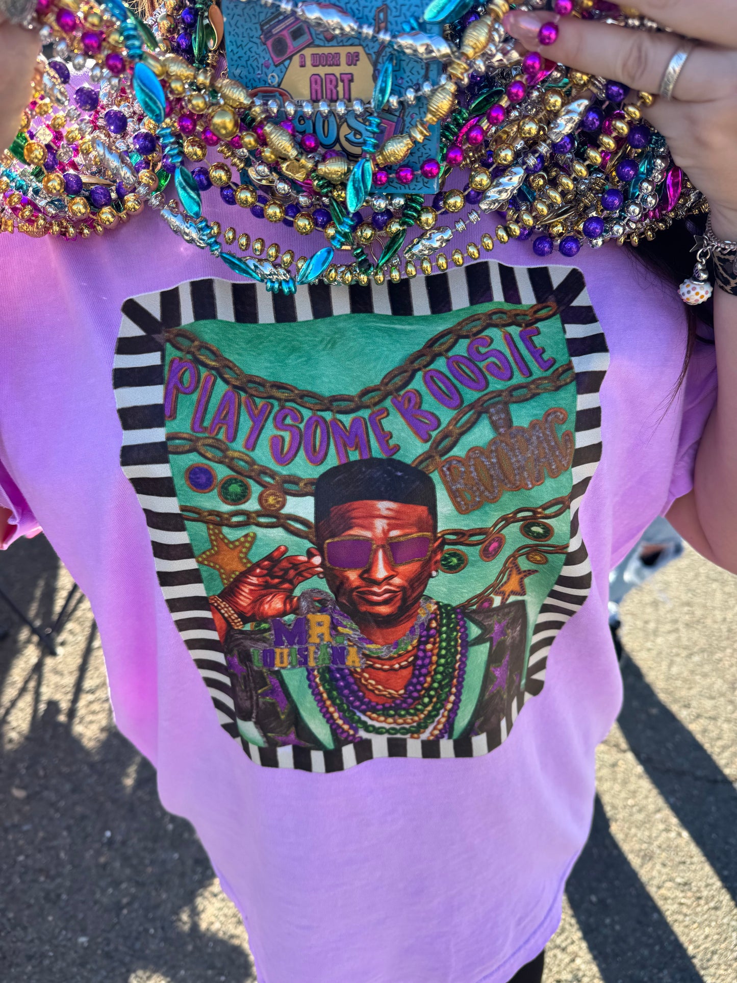 Play some boosie watercolor tee or crew