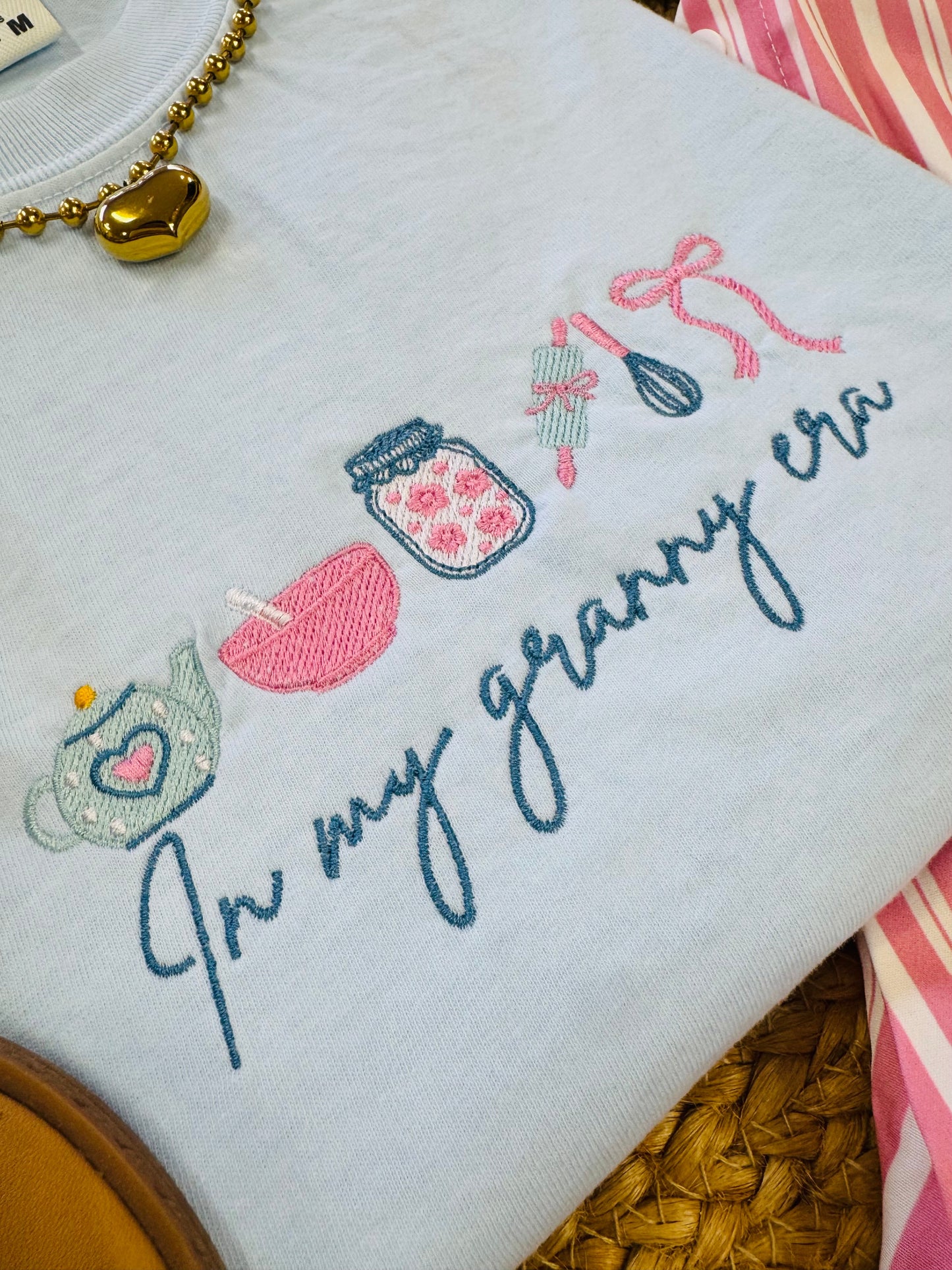 In My Granny Era Embroidered Tee
