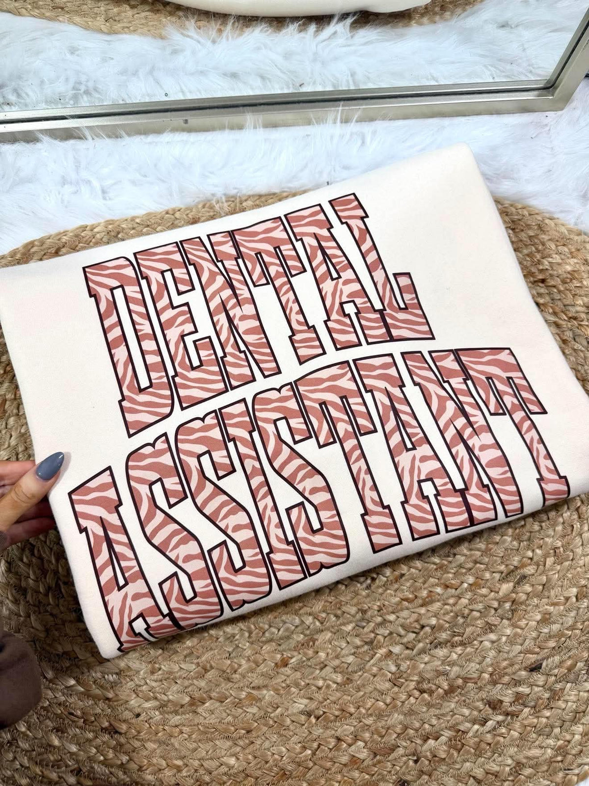 Zebra Print CUST78 DTF Graphic Apparel