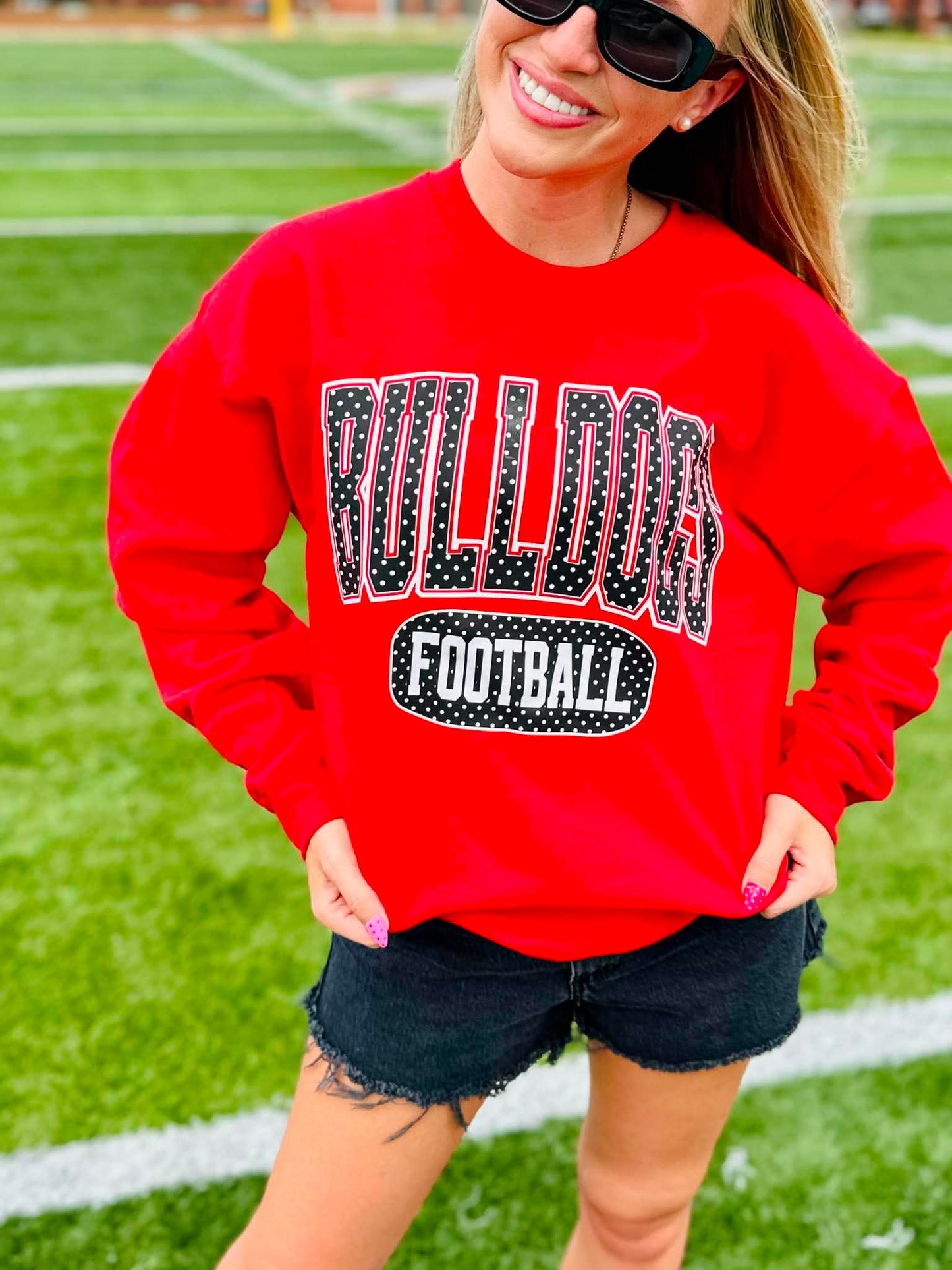 School Team Spirit Polka Dot GAME79 Graphic