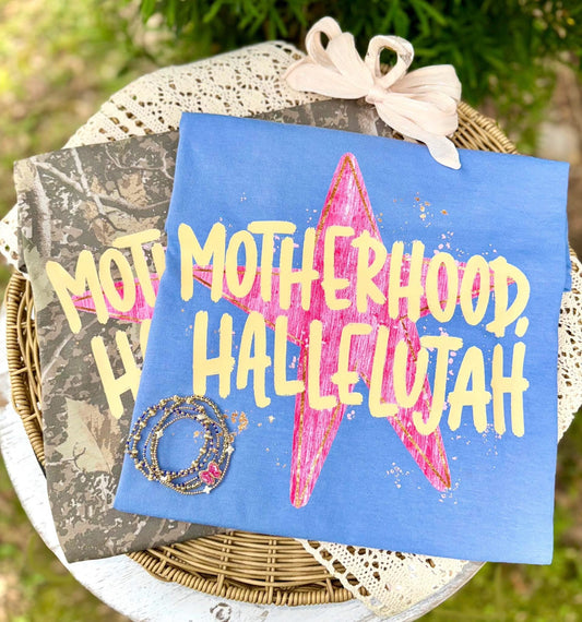 Motherhood Hallelujah Graphic Tee
