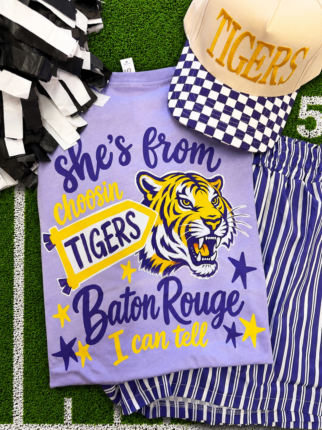 She’s From Baton Rouge I Can Tell Front & Back Tee