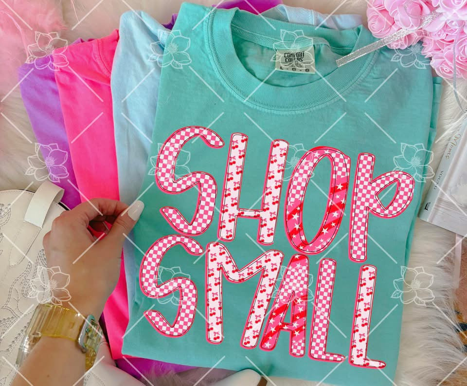Shop Small Checker + Cherry DTF Deal - Comfort Colors