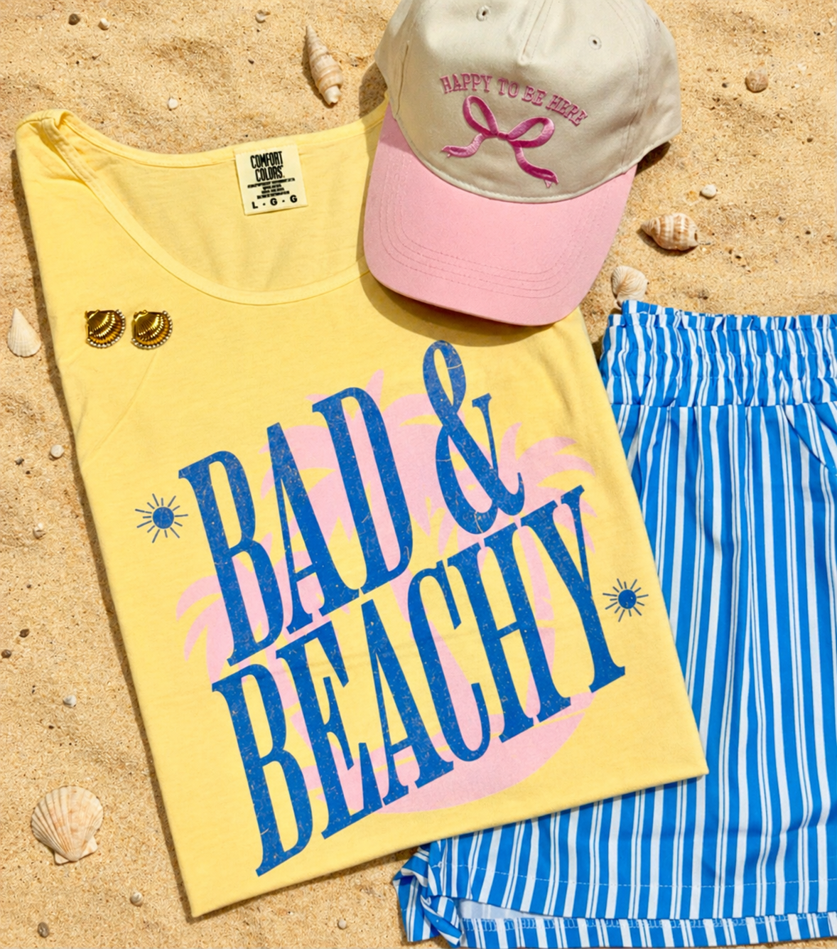 Bad And Beachy Tee/Tank