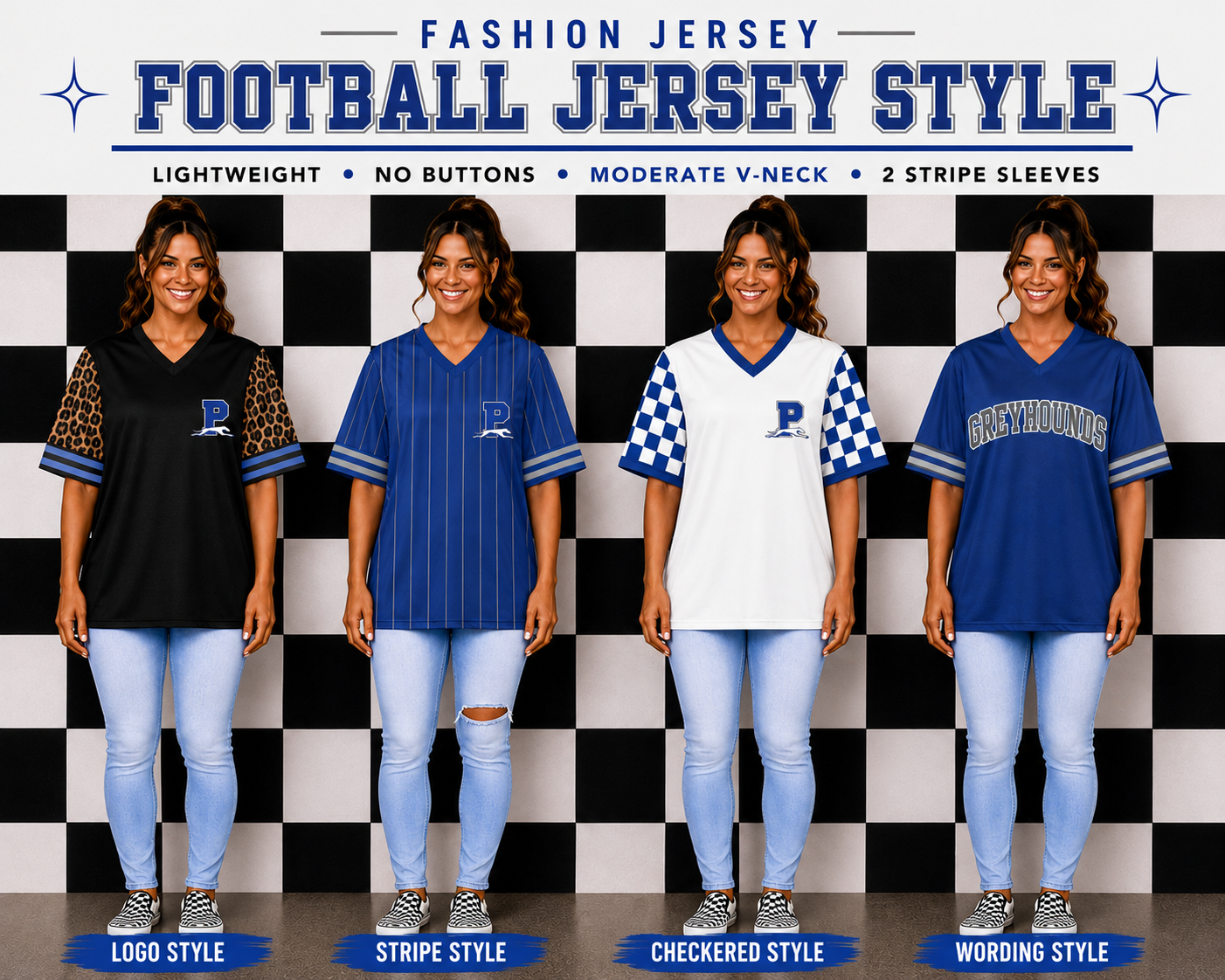 Magnolia On The Go Custom Friday Night Lights Jersey NO BUTTONS - Youth