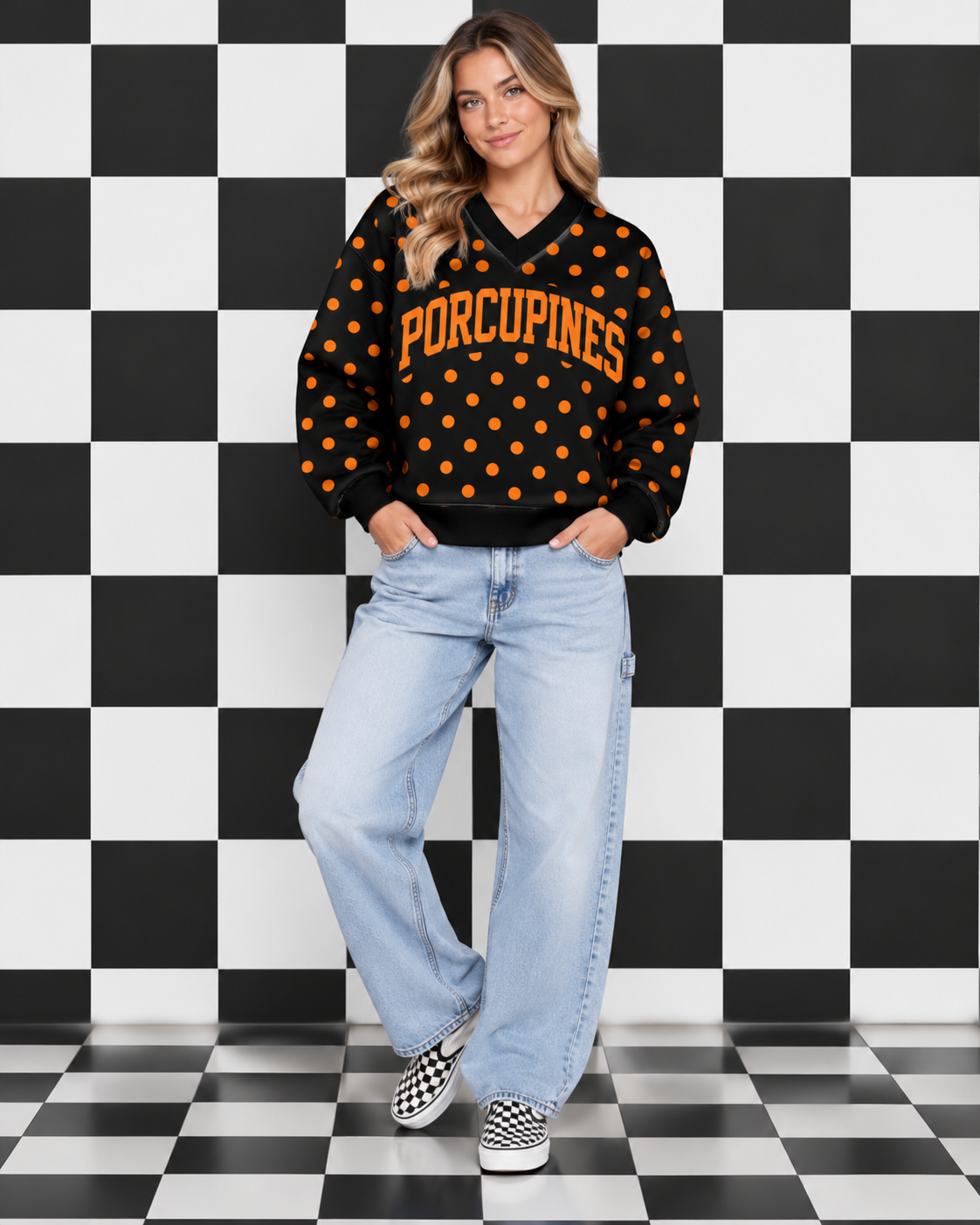 Magnolia V-Neck Pullovers Jacket