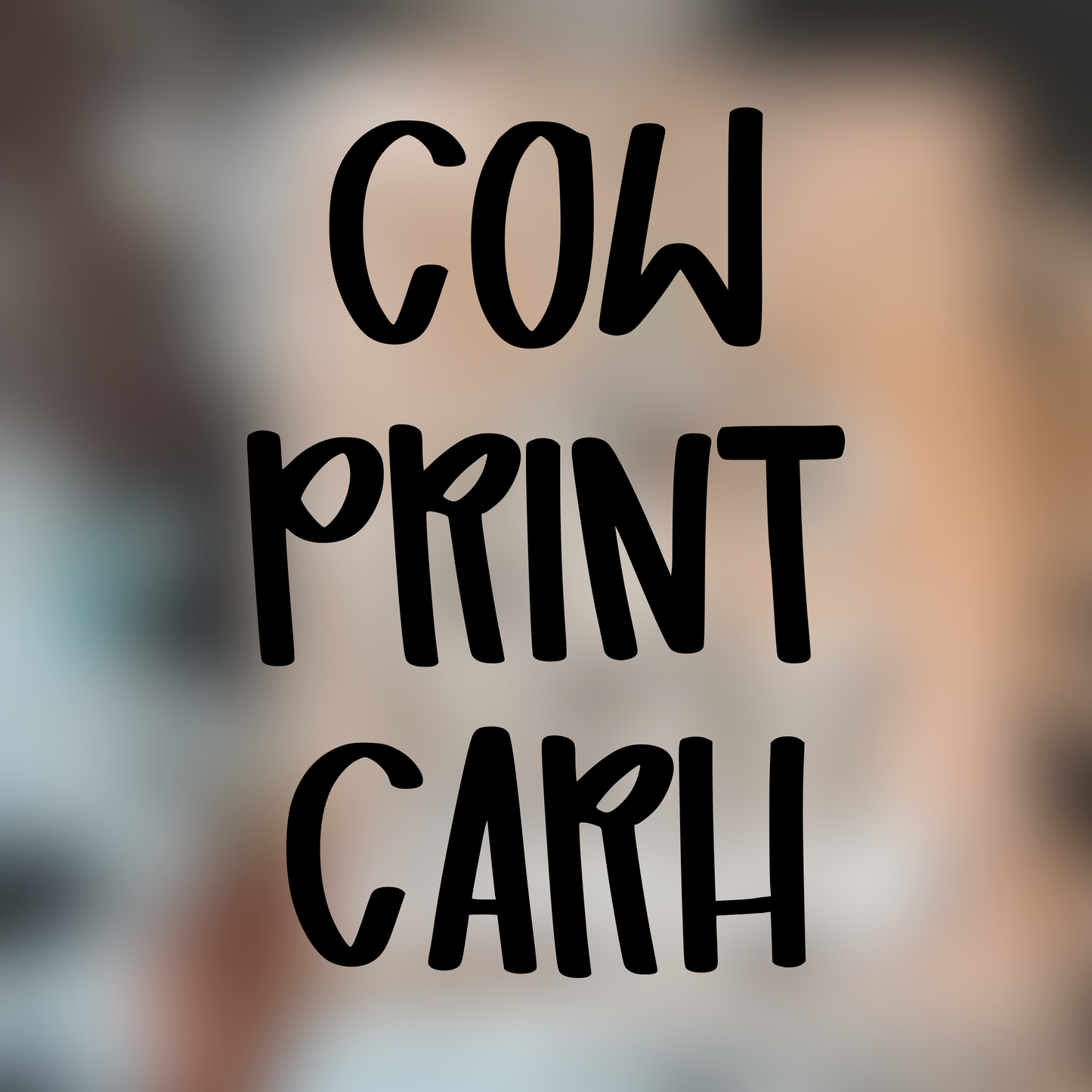 Cow Print CH - Multiple Styles TGG