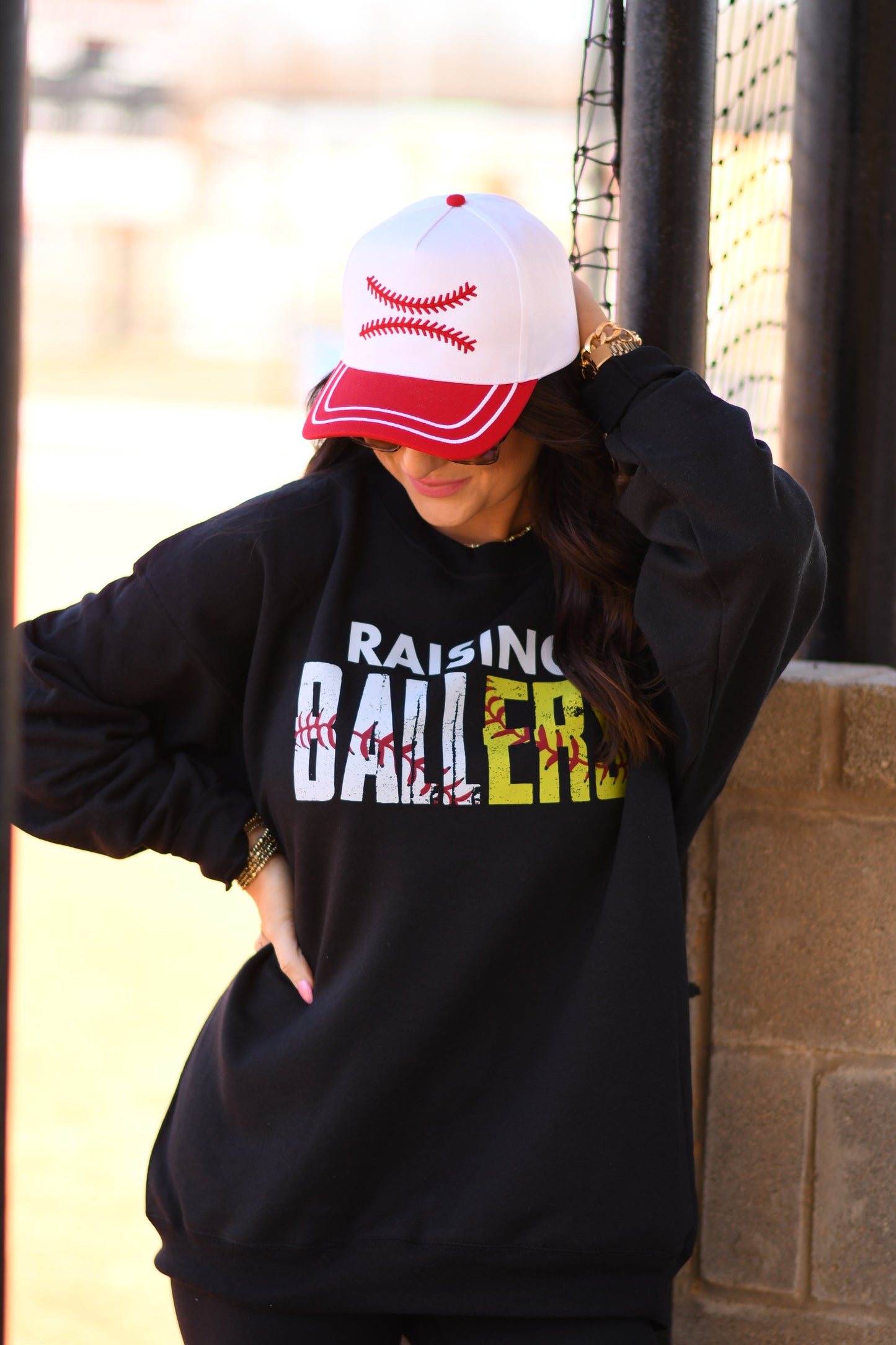 Raising Ballers Baseball And Softball Tee/Sweatshirt