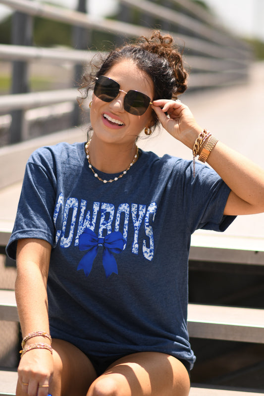 Cowboys Chinoiserie Bow Tee
