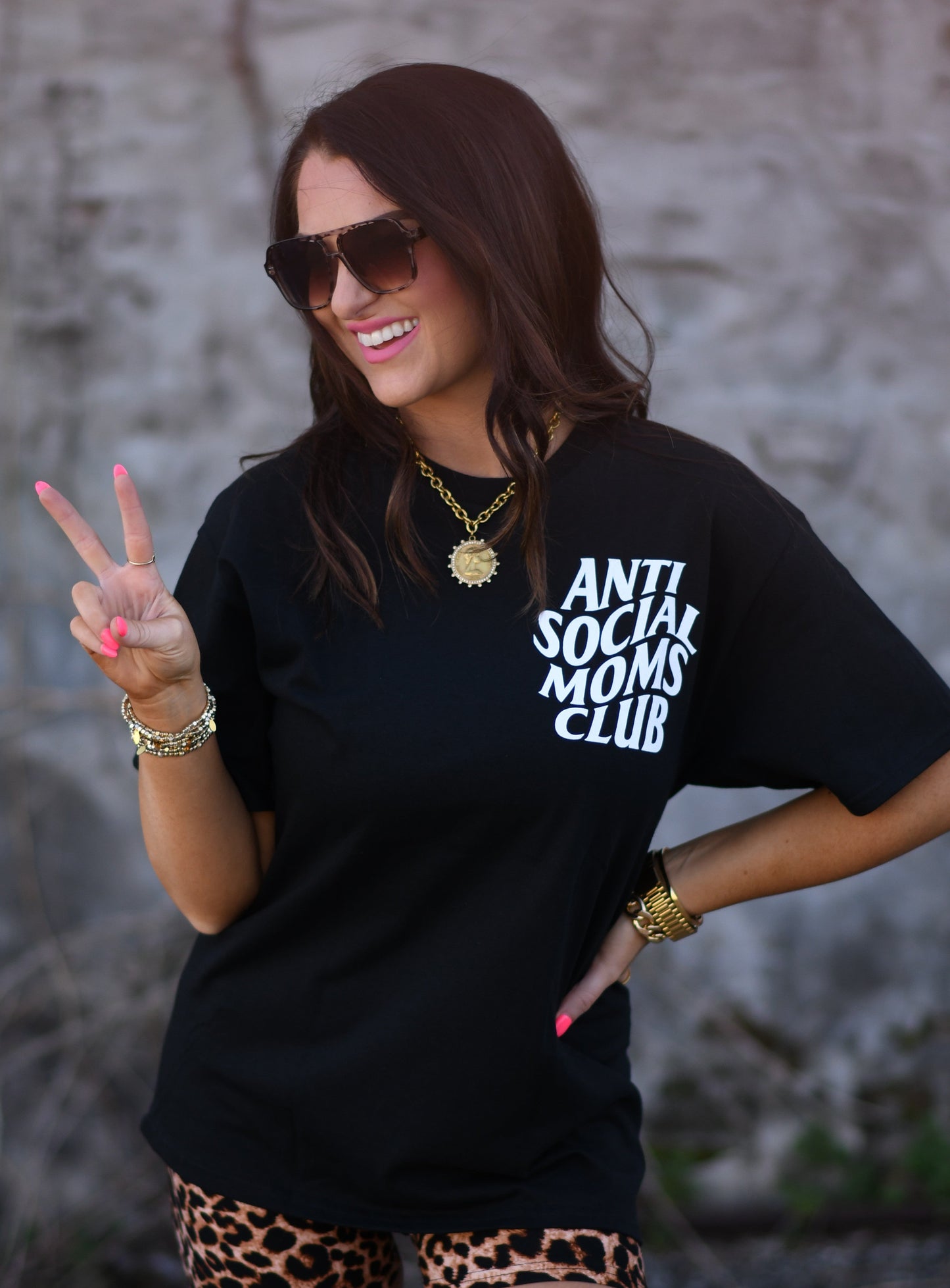 Anti Social Moms Club Tee