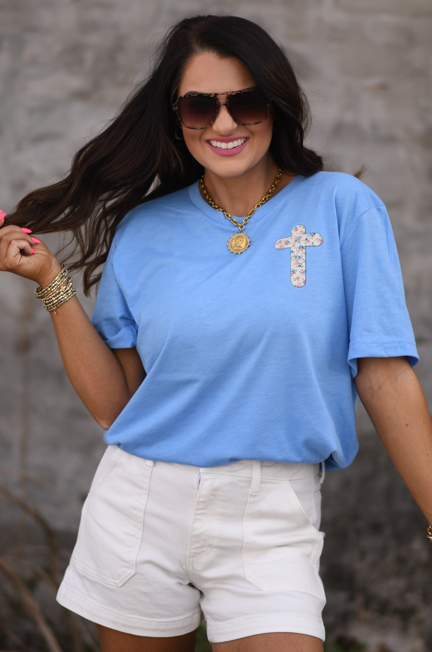 Child Of God Floral Tee