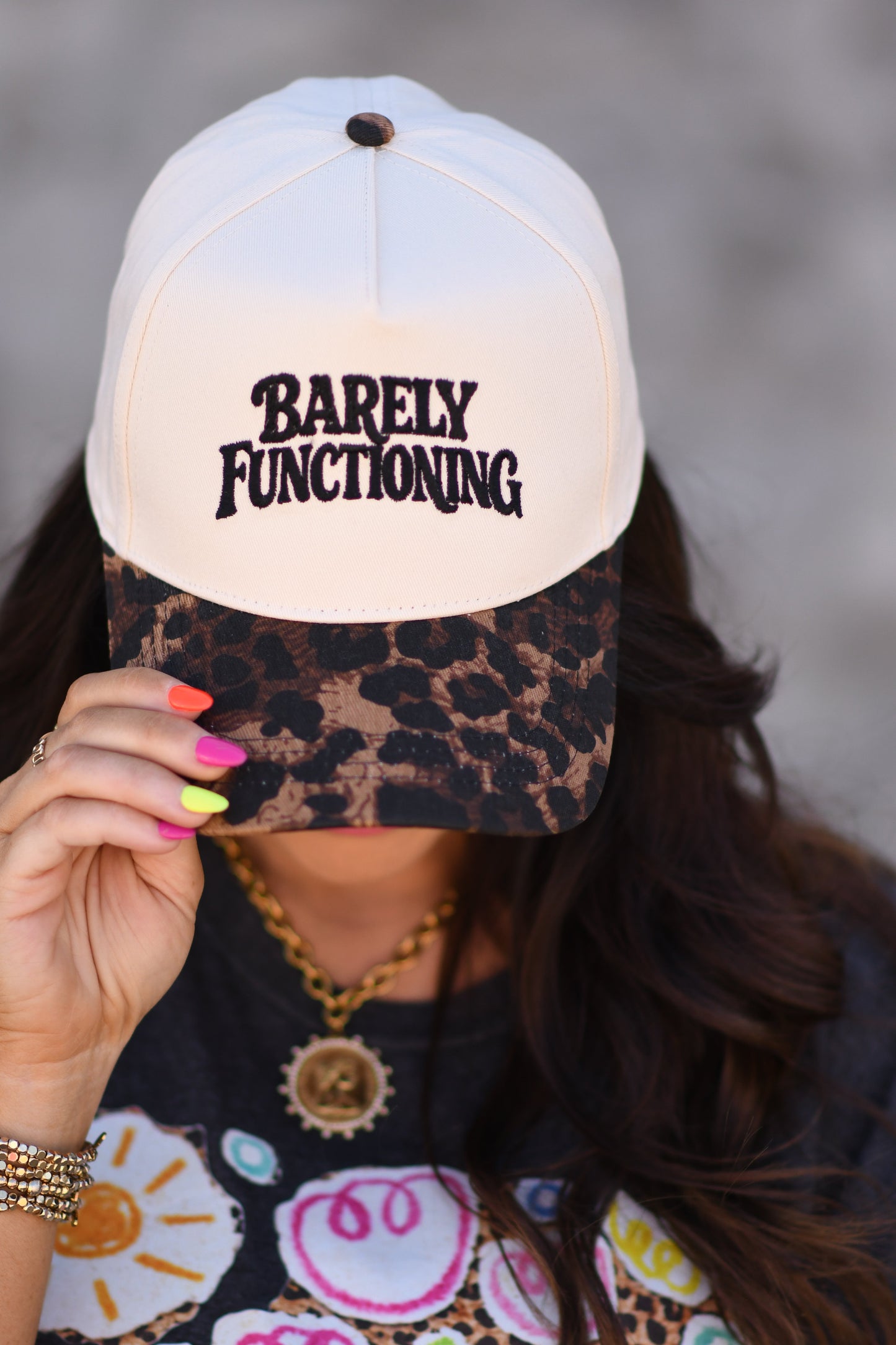 Barely Functioning Leopard Hat