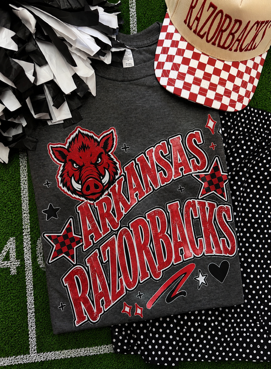 Arkansas Razorbacks Stars Tee
