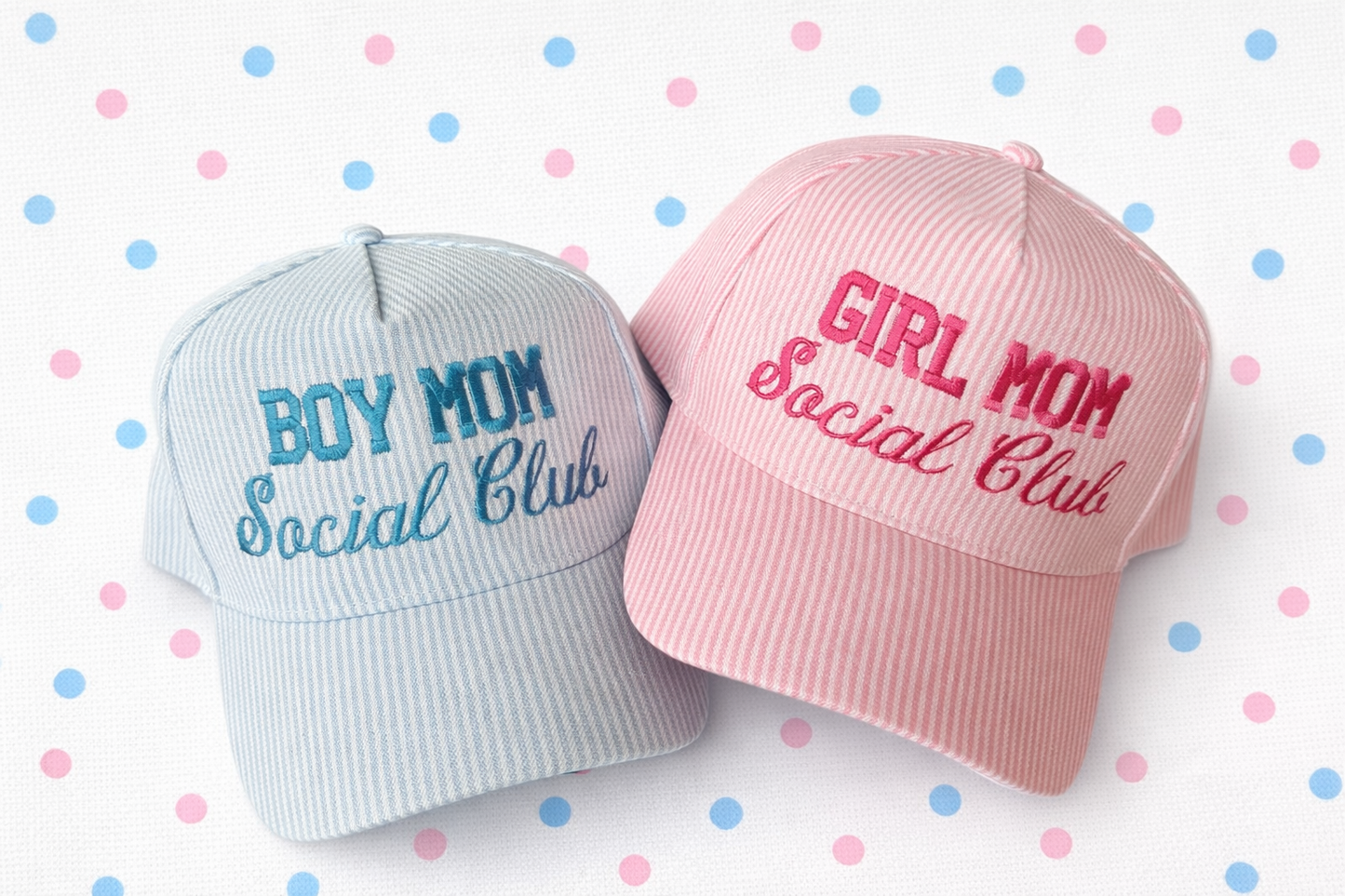 Boy Mom Social Club & Girl Mom Social Club Hats