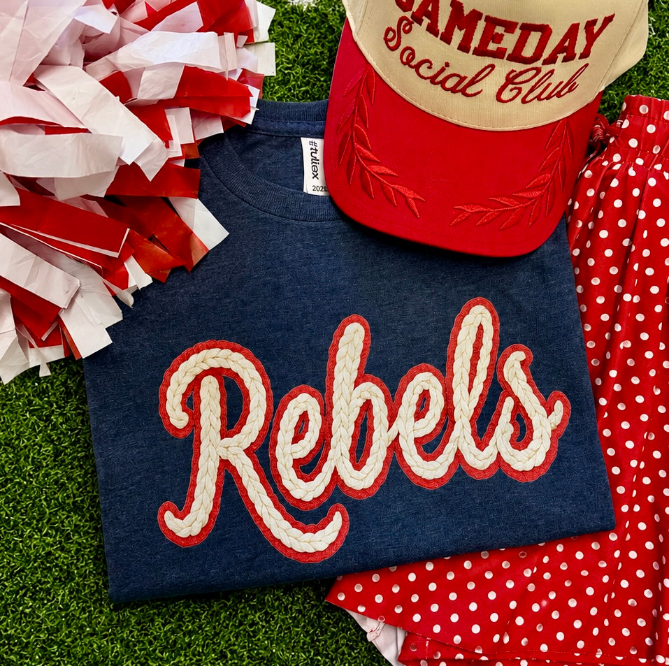 Rebels Faux Yarn Tee