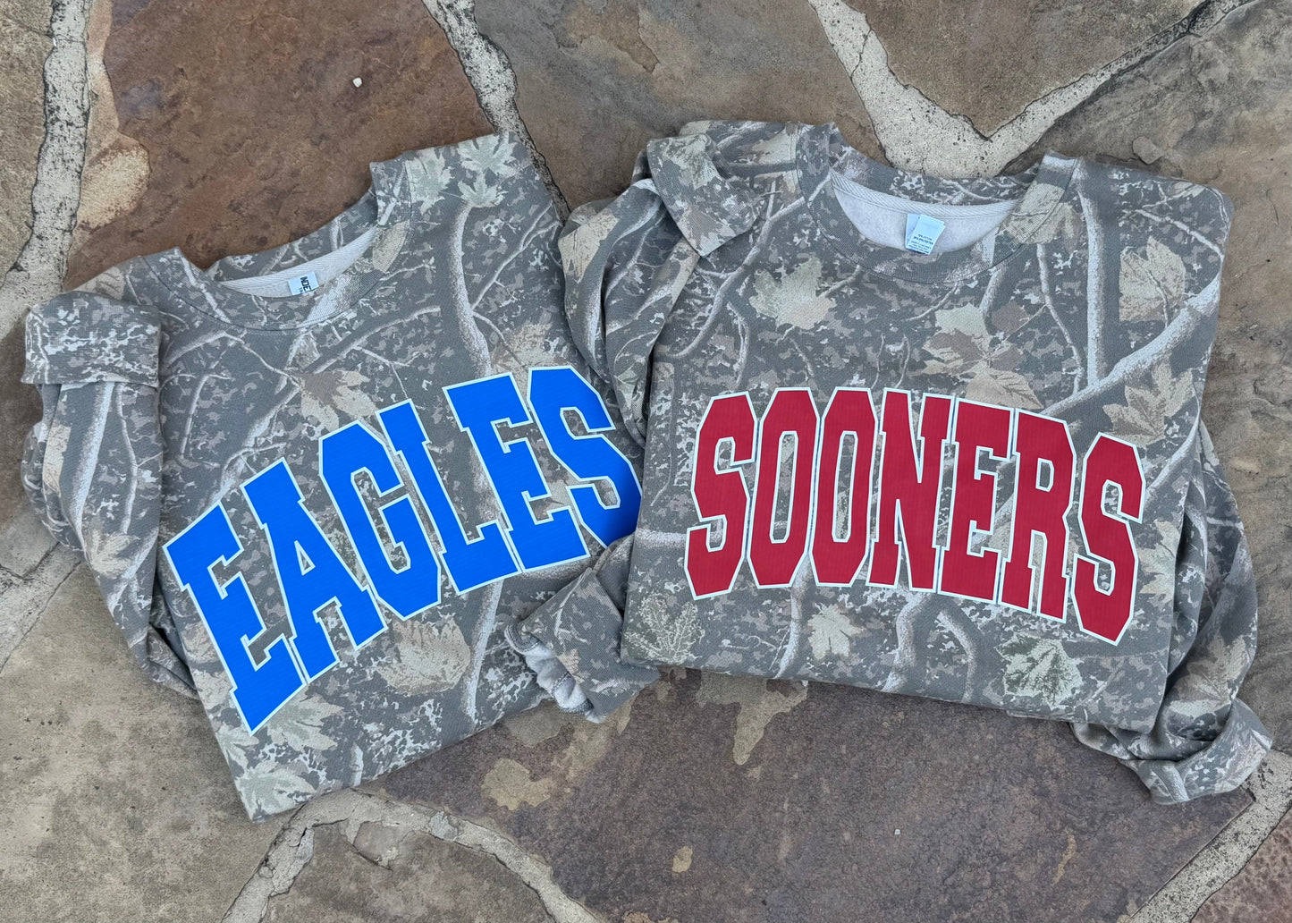 Custom Wooded Camo Sweatshirts