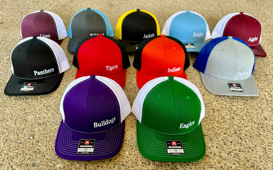 Custom Mascot Embroidered Richardson 112 Hat