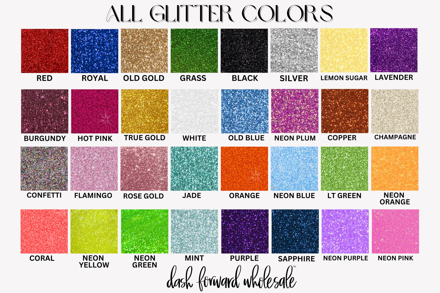 Custom Skinny Double Puff Glitter Apparel