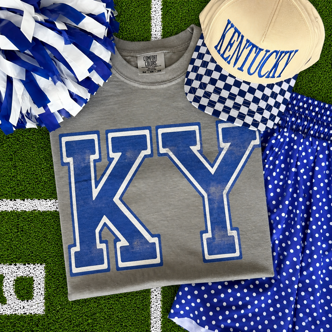 KY Distressed Tee