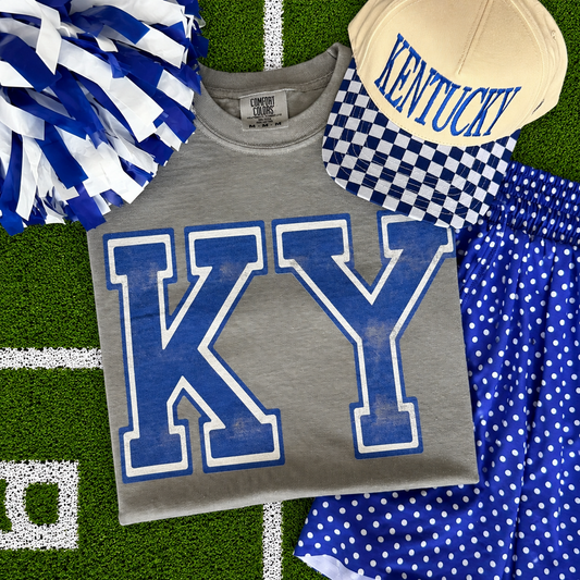 KY Distressed Tee