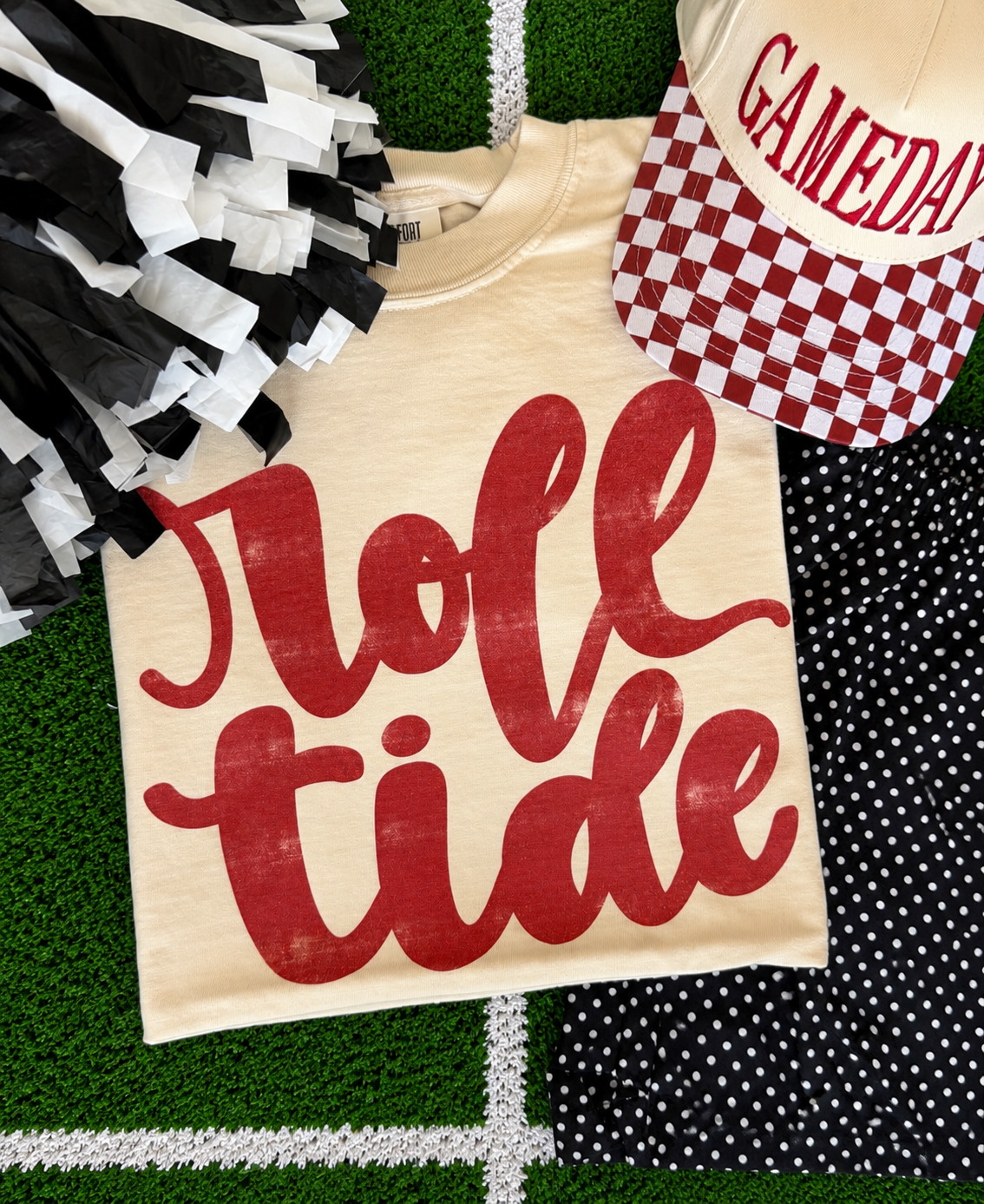 Roll Tide Distressed Tee