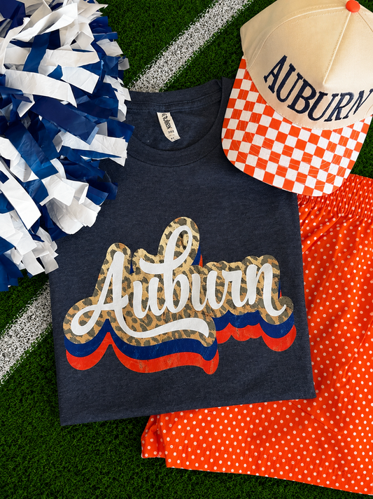 Auburn Leopard Tee