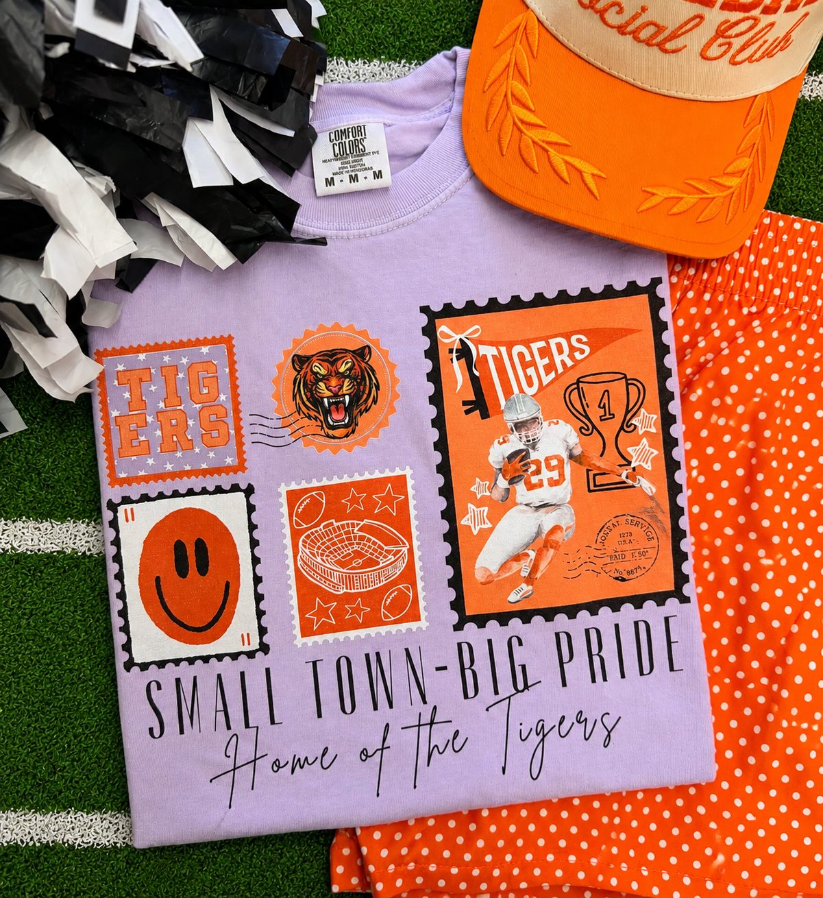 Small Town Big Pride Home Of The Tigers Tee