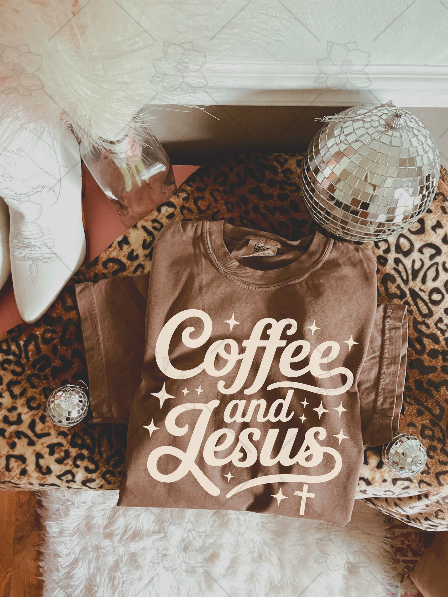 Coffee & Jesus DTF Deal - Comfort Colors