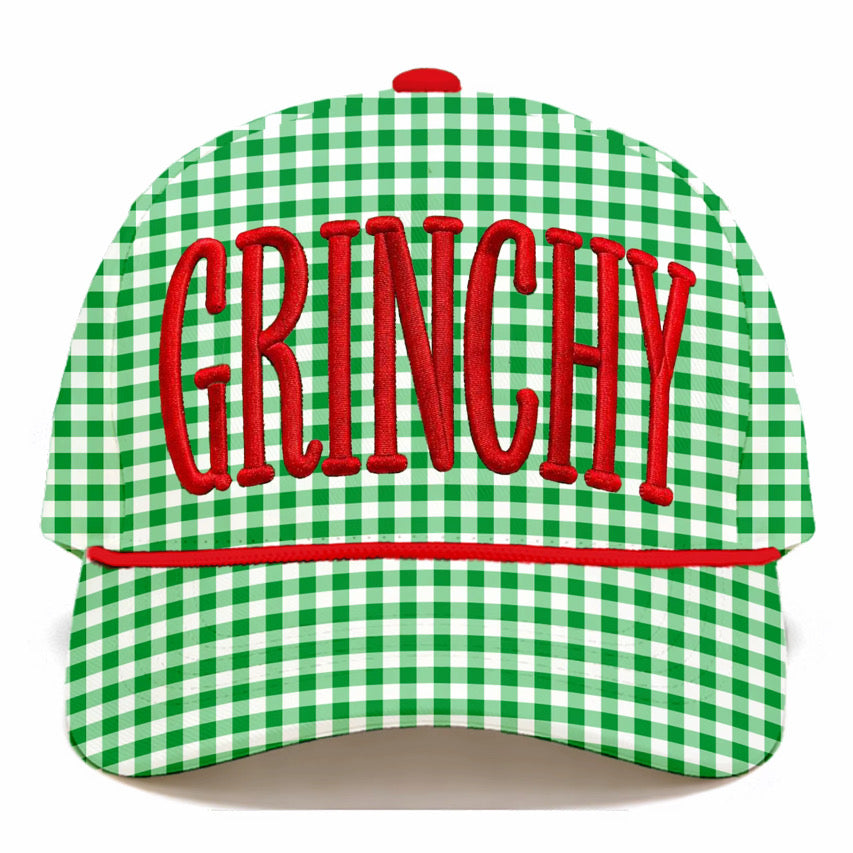 Grinchy Gingham Hat *CIJ SPECIAL*