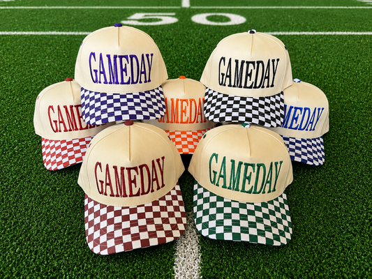 GAMEDAY Checkered Hat