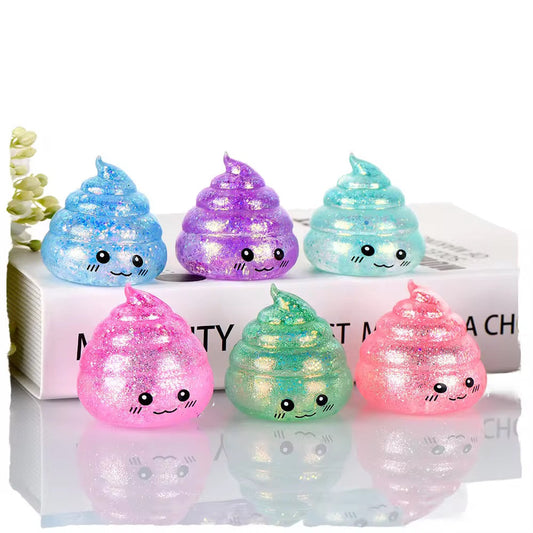 Glitter Poop Squishy *READY TO SHIP*