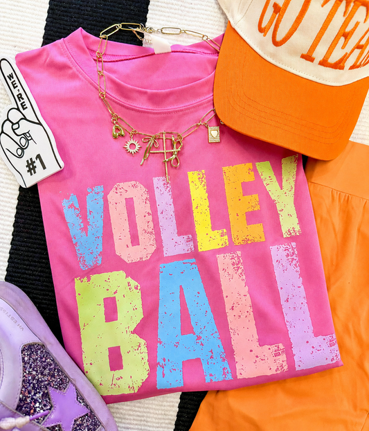 Volleyball Pastel Dri Fit Tee