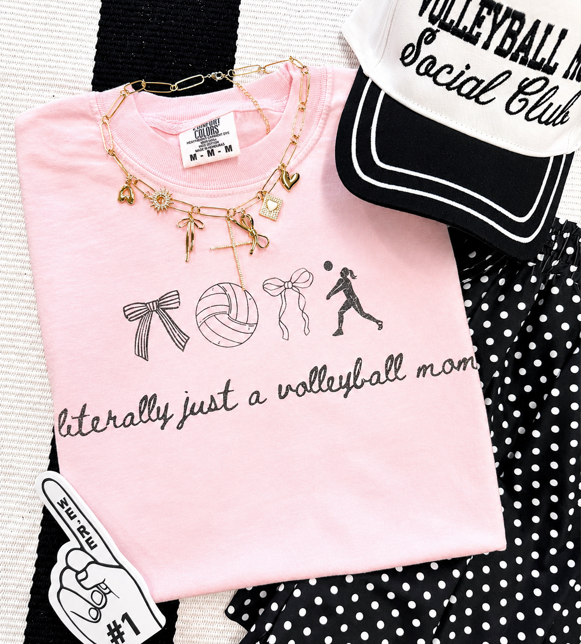 Literally Just A Volleyball Mom Tee