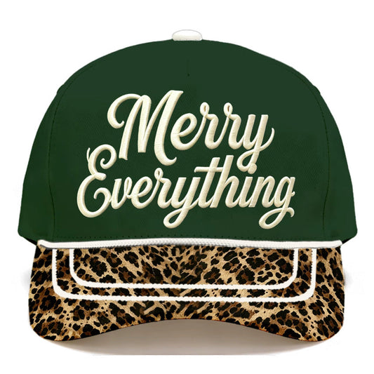 Merry Everything Leopard Hat