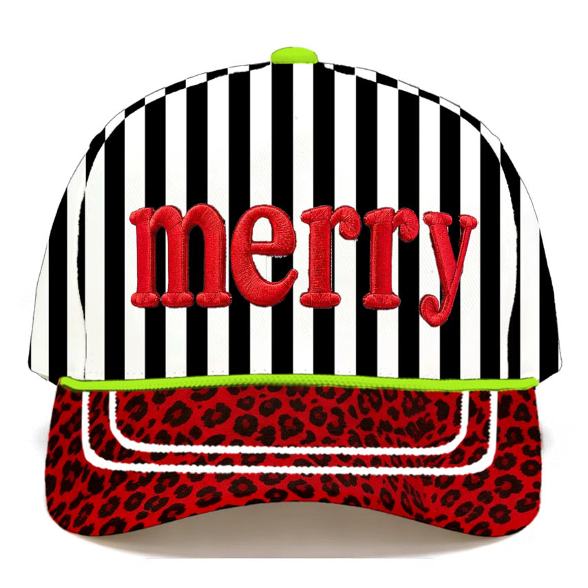 Merry Striped Leopard Hat