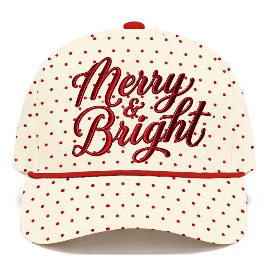 Merry & Bright Polka Dot Hat