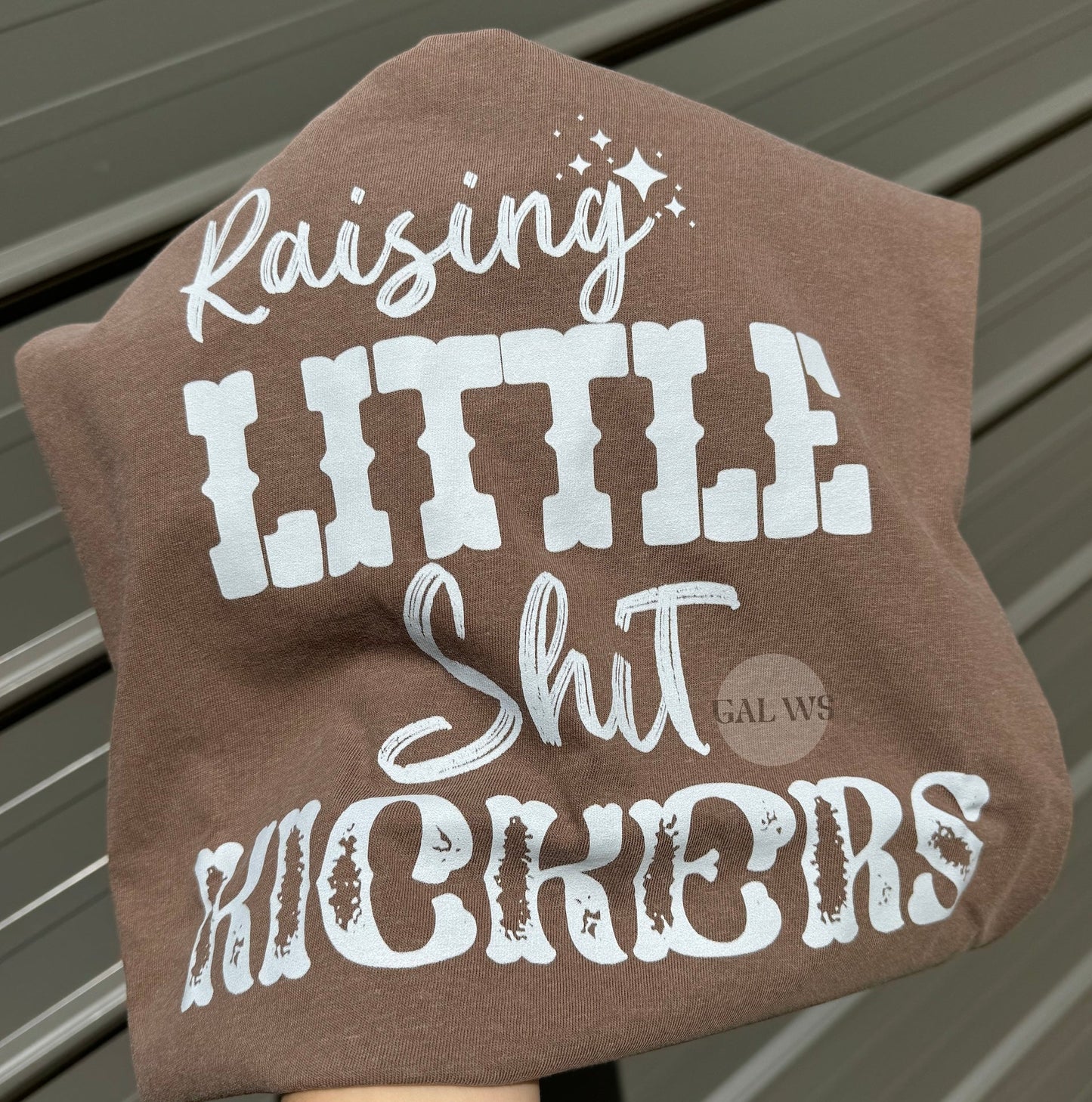 Raising little shit kickers tee or sweatshirt