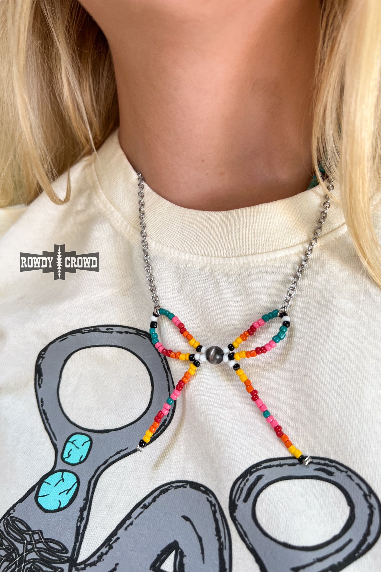 Bandera Bow Necklace
