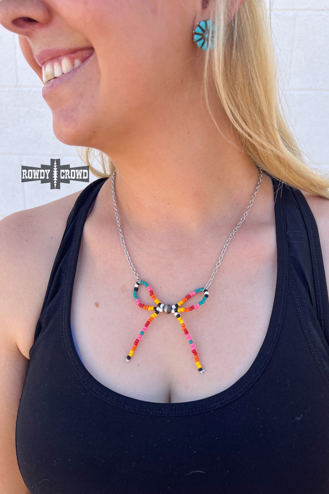Bandera Bow Necklace