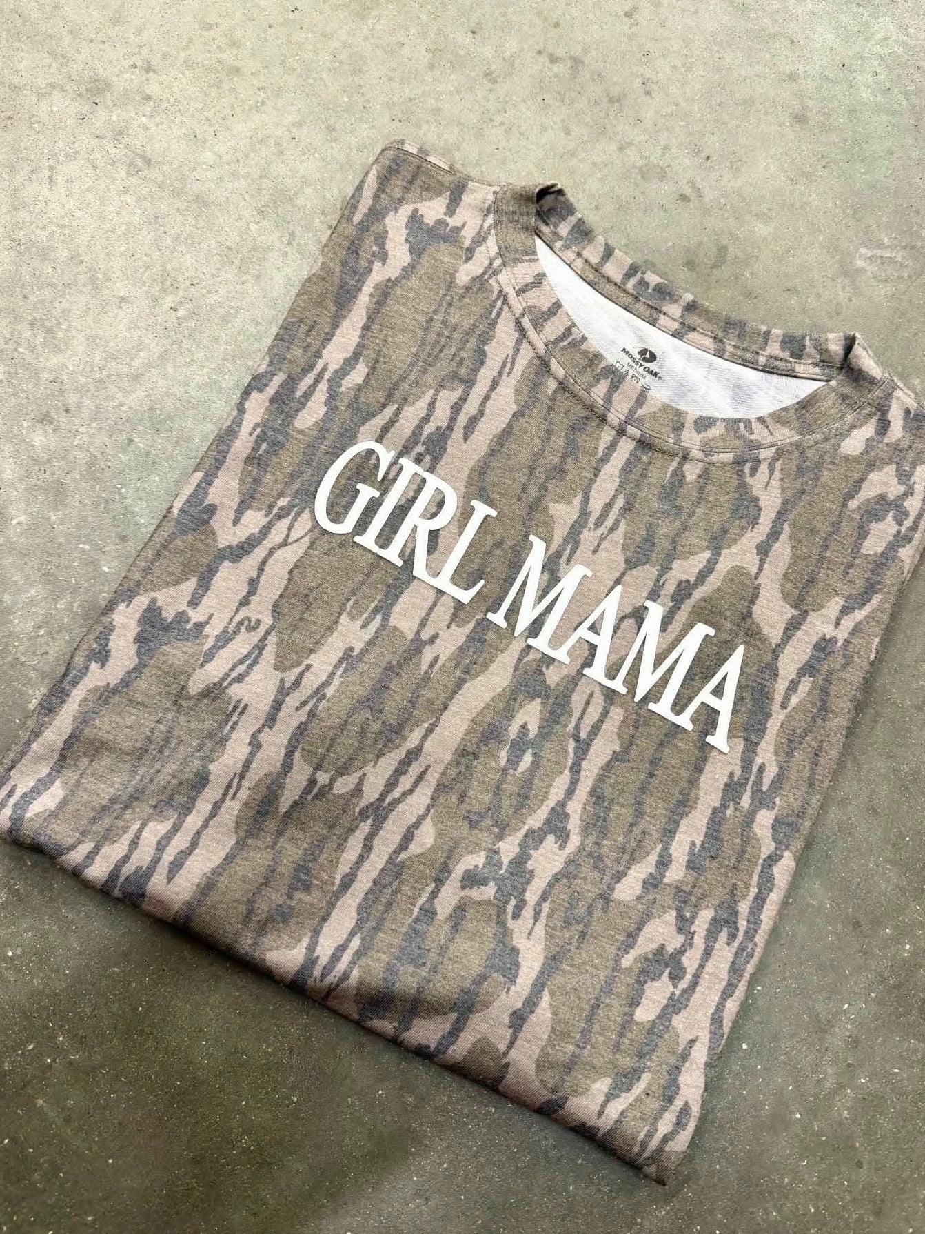 Girl Mama68 Custom Puff Bottomland Tee