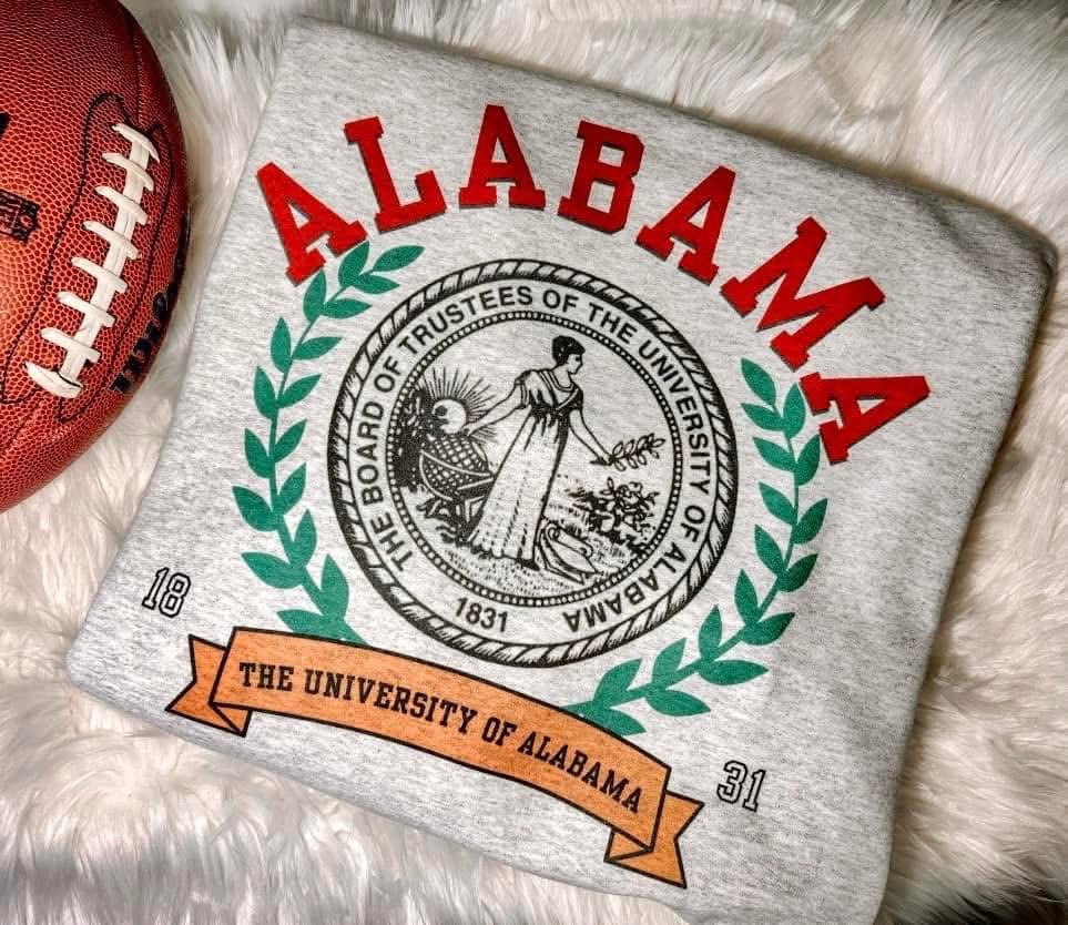 Vintage University Sweatshirt- SUBLIMATION